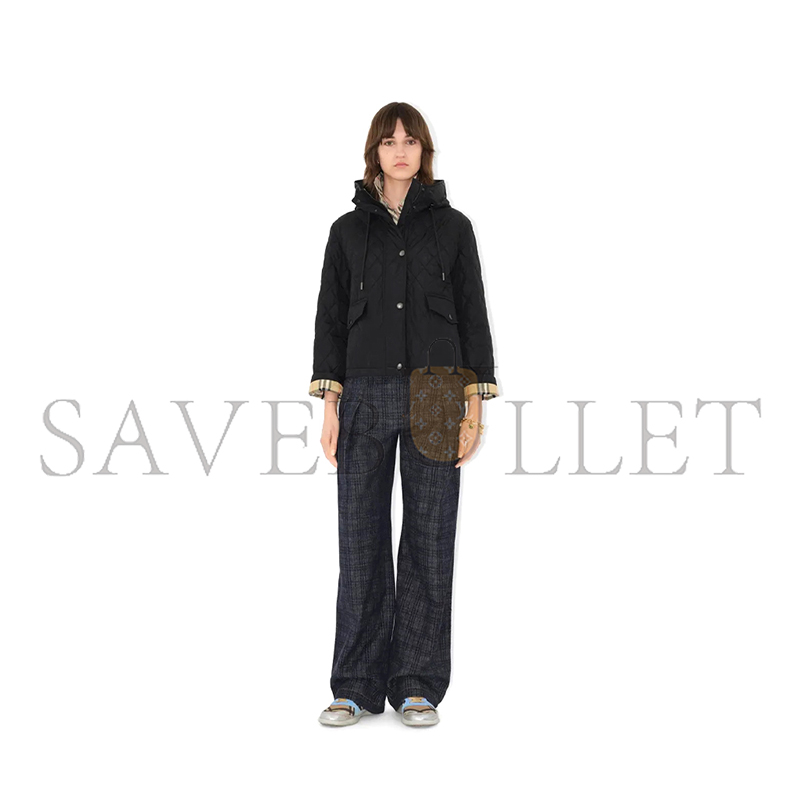 Bv*b*rry cropped-nylon-steppjacke mit kapuze 81103291